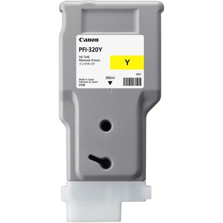 Canon PFI-320 Y 300ml – original gul blæk (2893C001)